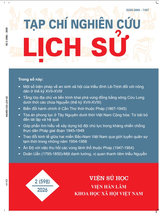 Trao đổi kinh tế giữa hai miền Bắc - Nam Việt Nam qua giới tuyến quân sự tạm thời  trong những năm 1954-1958
